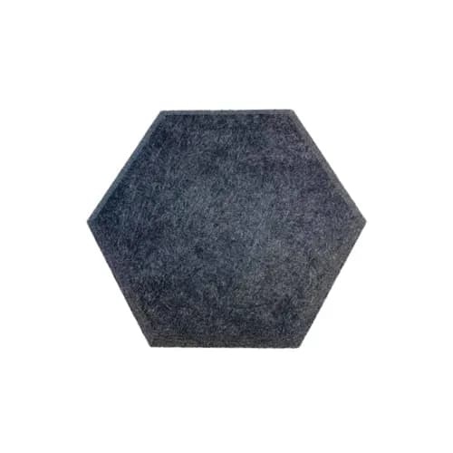 Hexagon 400 tumma harmaa / 400x346x22mm