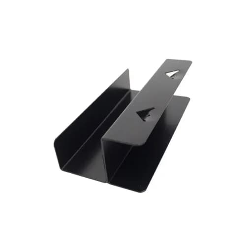 Lattiasermin jatkokiinnike kulmaan, musta 44mm Sermille